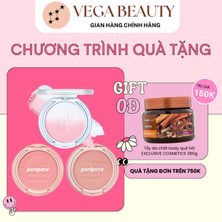  Phấn Má Hồng PERIPERA Pure Blushed Sunshine Cheek lên màu chuẩn với chất phấn mịn, bám tốt