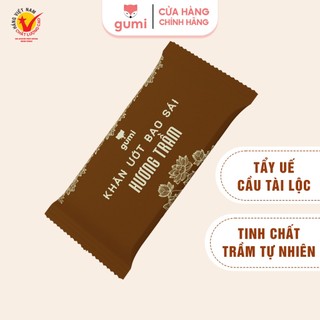 Khăn lau bàn thờ Gumi nước lau bàn thờ ông địa khăn bao sái ban thờ thay thế chổi quét ban thờ gói lẻ 1 khăn hương trầm