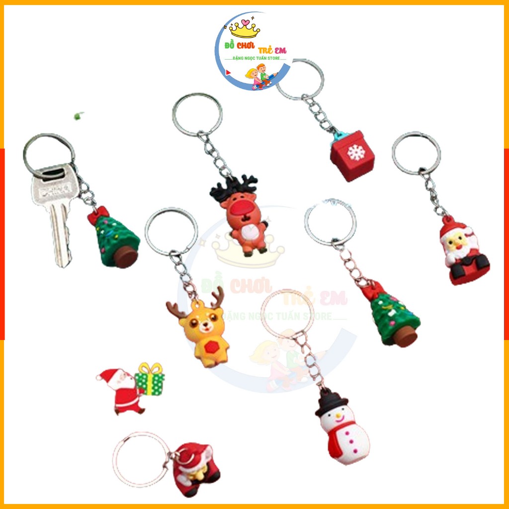 Combo 5/10 Móc Khóa Noel, Giáng Sinh Dễ Thương