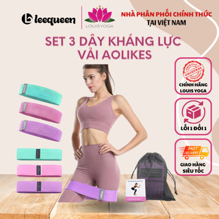 Bộ 3 Dây Kháng Lực Tập Mông Đùi Hip Resistance Band Hãng Aolikes