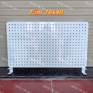 Bảng lỗ Pegboard cao cấp kẹp bàn treo phụ kiện đa năng