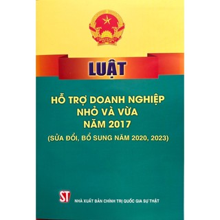 Sách - luật hỗ trợ doanh nghiệp nhỏ và vừa năm 2017
