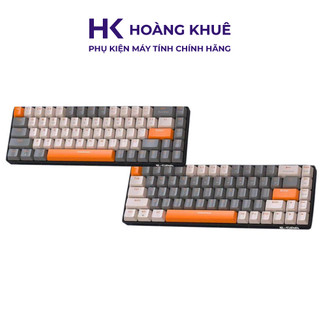 Bàn phím cơ không dây EK368L kết nối 2.4Ghz, Blueooth 5.0 - Hàng chính hãng