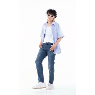 Quần jean nam HNG14 quần bò ống đứng nam nút gài khoá kéo form body mới