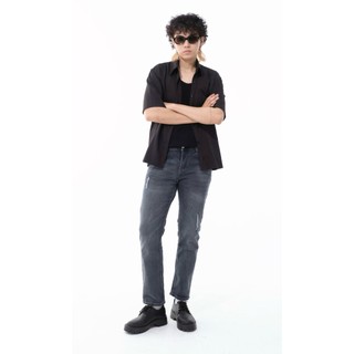 Quần jean nam GKM20 co giãn hình thật khoá kéo nút gài chuẩn form body cho tín đồ jean mẫu mới