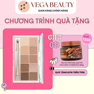 Bảng phấn mắt 10 ô CLIO Pro Eye Palette 6g chất phấn mịn, hiệu ứng lấp lánh