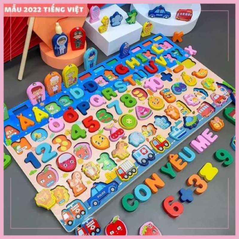 Bộ Đồ Chơi Tư Duy Câu Cá 7in1 Cho Bé Chất Lượng An Toàn Nhiều Đề Tài