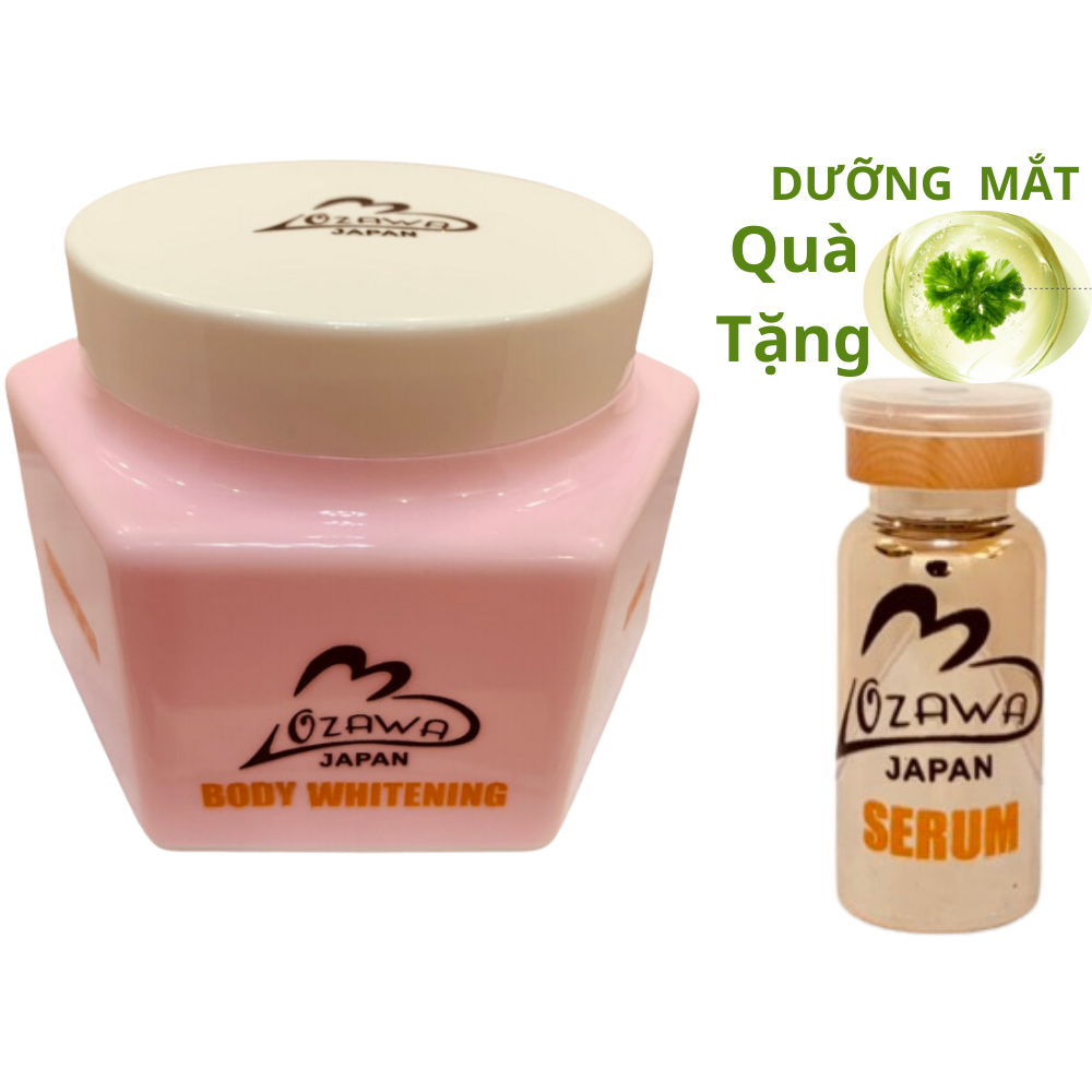 Kem Body Nhật Bản OZAWA 250ml làm trắng da toàn thân dưỡng ẩm mềm mịn chống nắng