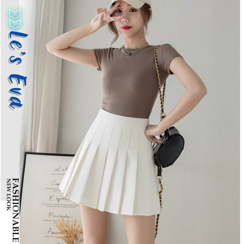 Chân váy ngắn xếp li dáng xòe phong cách Hàn quốc, váy tennis nhiều màu F001 - Le's Eva | BigBuy360 - bigbuy360.vn