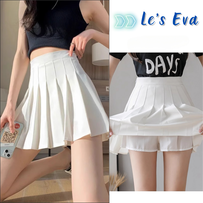 Chân váy ngắn xếp li dáng xòe phong cách Hàn quốc, váy tennis nhiều màu F001 - Le's Eva | BigBuy360 - bigbuy360.vn