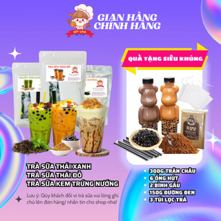 Trà sữa mua 3 tặng 5. set 40 ly trà sữa 3 vị khác nhau. tặng ống hút, túi lọc, trân châu, đường đen giảm giá 30%