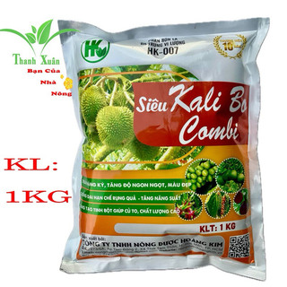 Kali Bo Combi Phân Bón Lá Đa Trung Vi Lượng - Tăng Ngọt Trái - Trái Màu Đẹp Gói 1kg