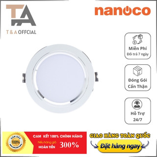 Đèn LED Âm Trần 9W Siêu Mỏng Đổi Màu Nanoco NSD09CS110