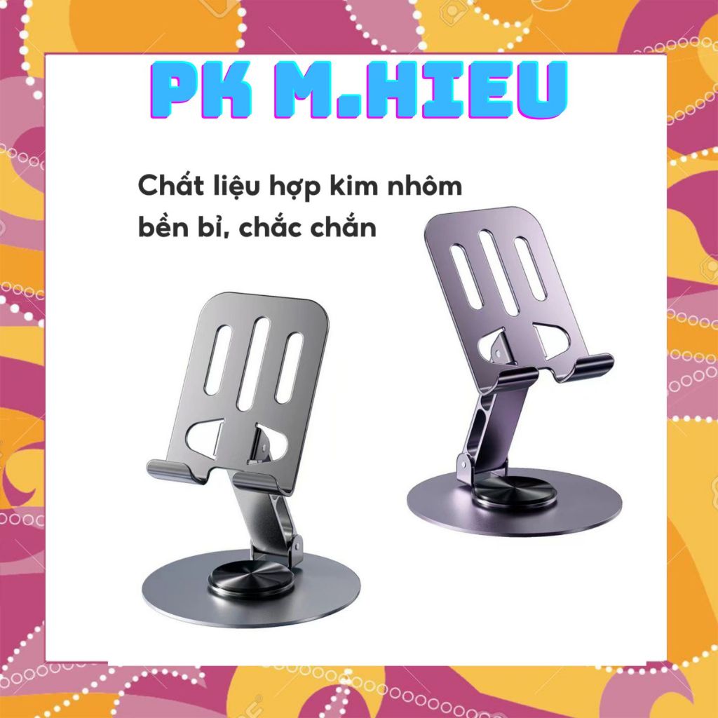 Giá đỡ điện thoại để bàn L98 chân xoay 360 độ tiện lợi bằng hợp kim nhôm | BigBuy360 - bigbuy360.vn