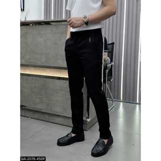 Quần Vải Nam - Quần Âu Thêu Họa Tiết Logo King Ôm Ống Bó Hàn Quốc - Mặc Là Đẹp(HOẢ TỐC)QA2076