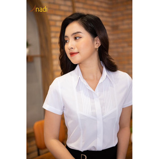 Áo sơ mi cổ đức Silk Lụa A671