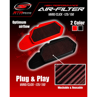 Lọc gió Vario 150 thế hệ 2 chính hãng STB (Gắn được cho AB125/AB150/SHMODE/VARIO125)