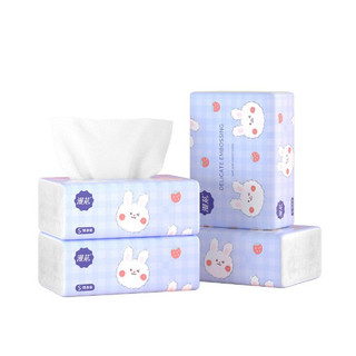 Combo 5 khăn giấy thỏ khăn giấy rút để bàn đa năng - giấy ăn hình thỏ