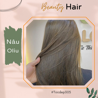 Nhuộm Nâu Oliu không cần tẩy