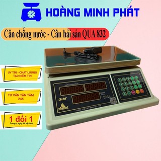 Cân điện tử tính tiền chống nước - cân thực phẩm 40kg 30kg QUA832 CÂN HOẢNG MINH PHÁT