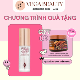  Xịt CHARLOTTE TILBURY Airbrush Flawless Setting Spray 34ml khóa nền lớp trang điểm makeup bền, hiệu quả