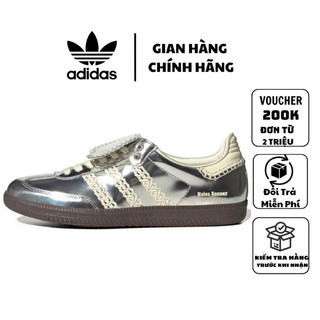 | chính hãng | giày thể thao adidas samba 'wales bonner silver' ig8181 size từ 36 đến 43