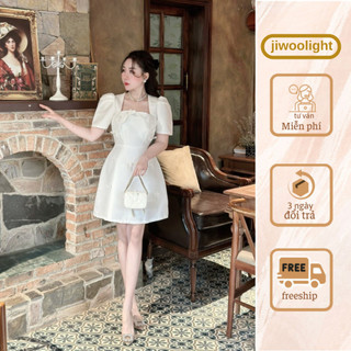 Đầm váy dự tiệc sang trọng thiết kế tay phồng đính hoạ tiết con bướm sang trọng