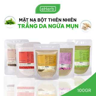 Bột Đắp Mặt Nạ Ngăn Ngừa Mụn, Dưỡng Da Trắng Mịn MILAGANICS 100g (Túi Zip)