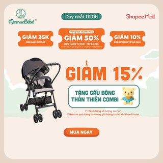 (MamanBébé chính hãng) Xe đẩy Combi NEYO màu ghi
