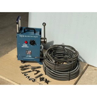 Máy thông cống kèm 2 loại dây 16-22