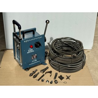Máy thông cống kèm 2 loại dây 16-22