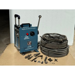 Máy thông cống kèm 2 loại dây 16-22