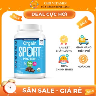  Whey Protein 100% Thực Vật Orgain Sport Protein Organic Plant Based Powder -  Made In USA 2.01 lb 