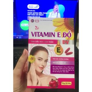 Vitamin E đỏ + Tinh dầu hoa anh thảo DV
