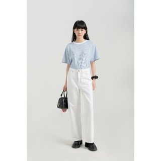 Quần cullotes jeans cotton trơn 3 màu lendenim 10074-10075-10106
