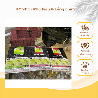 Cám chim vành khuyên vỹ đà nẵng dưỡng, líu 1, líu 2 gói 100g chính hãng homee