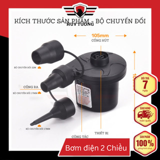 Bơm điện 2 chiều hút xả , bơm hơi chức năng hút và thổi 2 chiều tiện lợi, điện 220V nhỏ gọn tiện lợi - Huy Tưởng