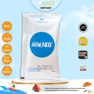 Sữa Công Thức Hạt Thực Vật Hữu Cơ Miwako Vị Gạo Gói 30g - Miwako Việt Nam