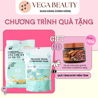  Bộ khăn nén du lịch DR.SERA Relaxing Travel Compressed Bath Towel/Face Towel/Mask siêu tiện lợi, nhỏ gọn