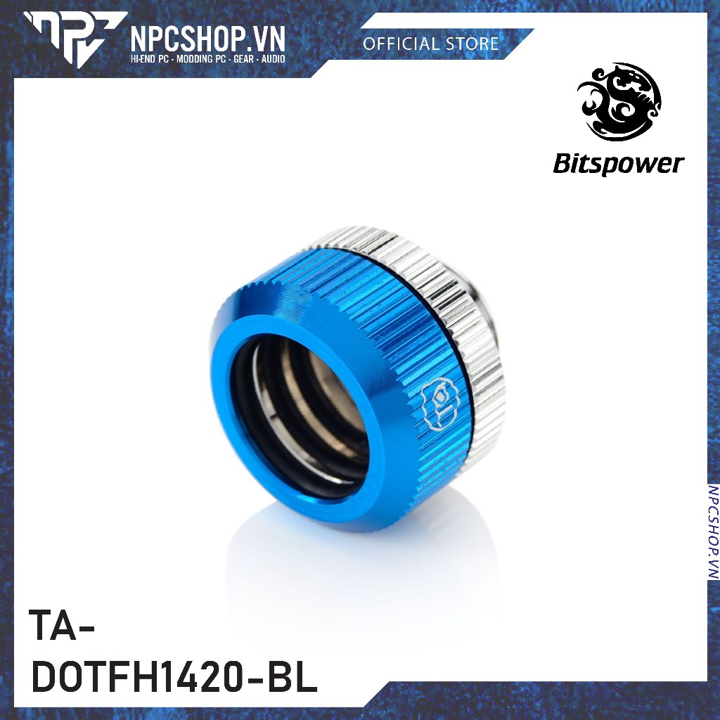 BITSPOWER FITTING TOUCHAQUA CẮM ỐNG OD14MM (BLUE)