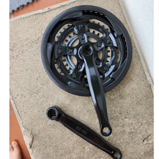  Bộ đùi đĩa xe đạp  3 tầng 28-38-48T đùi đĩa thép cơ bản cho xe đạp 