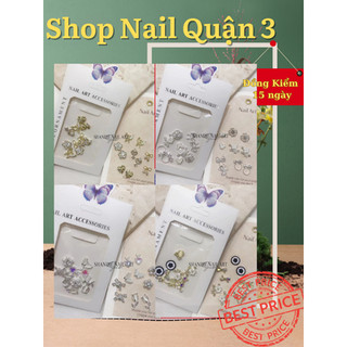 Phụ kiện nail gắn móng, charm bướm phụ kiện nail đẹp, charm hoạt hình cao cấp, charm gắn móng nail đẹp nail quận 3