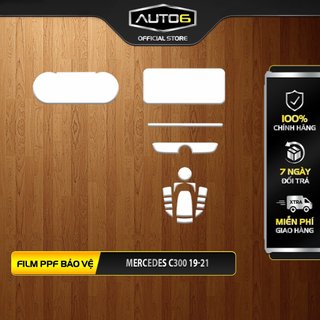 MERCEDES C300 2019-2021 AMG: Film PPF chống xước nội thất ô tô-AUTO6 <Cam kết chuẩn form, chống xước hiệu quả>