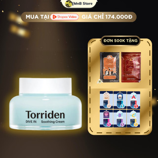 Kem dưỡng cấp ẩm làm dịu phục hồi làn da - kem dưỡng torriden dive-in soothing cream