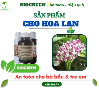 Phân bón cho Lan xử lý nấm bệnh sinh học đốm đen sương mai thán thư vàng lá hại cây trồng