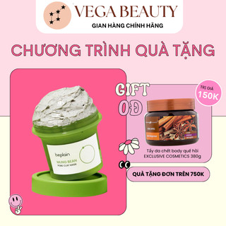 Mặt nạ đất sét BEPLAIN Mung Bean Pore Clay Mask 120ml từ đậu xanh giúp hút dầu, giảm mụn đầu đen