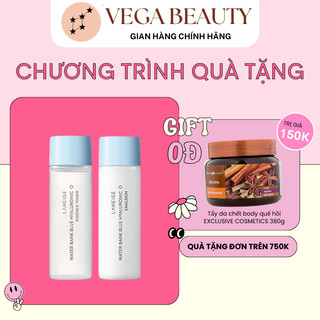 Toner/Emulsion LANEIGE Water Bank Blue Hyaluronic Essence Toner / Emulsion 25mlx2 nhẹ nhàng, thẩm thấu vào da