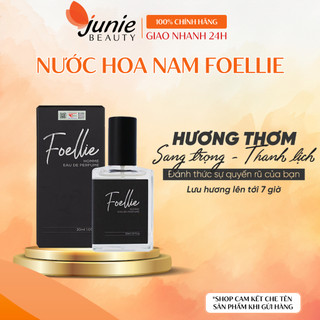 Nước hoa nam FOELLIE HOMME EAU DE PERFUME Cao Cấp Hàn Quốc, hương thơm thanh lịch, sang trọng 30ml
