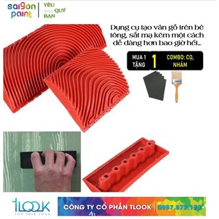 Bộ dụng cụ tạo vân gỗ ( Gồm 2 cọ M09)