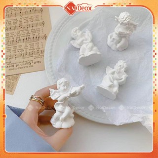  Tượng Thiên Thần Ôm Nhạc Cụ Nai Decor Tượng Thạch Cao Tượng Trang Trí Mini Decor Chụp Ảnh Trang Trí Bàn Làm Việc 